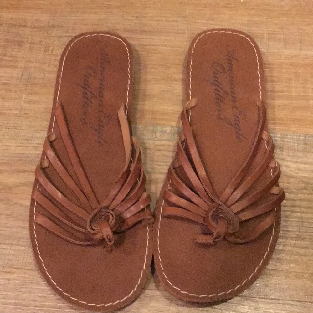 American Eagle leather sandals